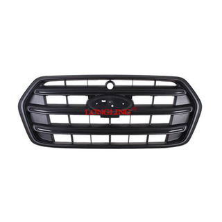 VT-157 GRILLE BLACK WITH HOLE WITH CHROMED (EUROPEAN TYPE) For FORD TRANSIT CUSTOM