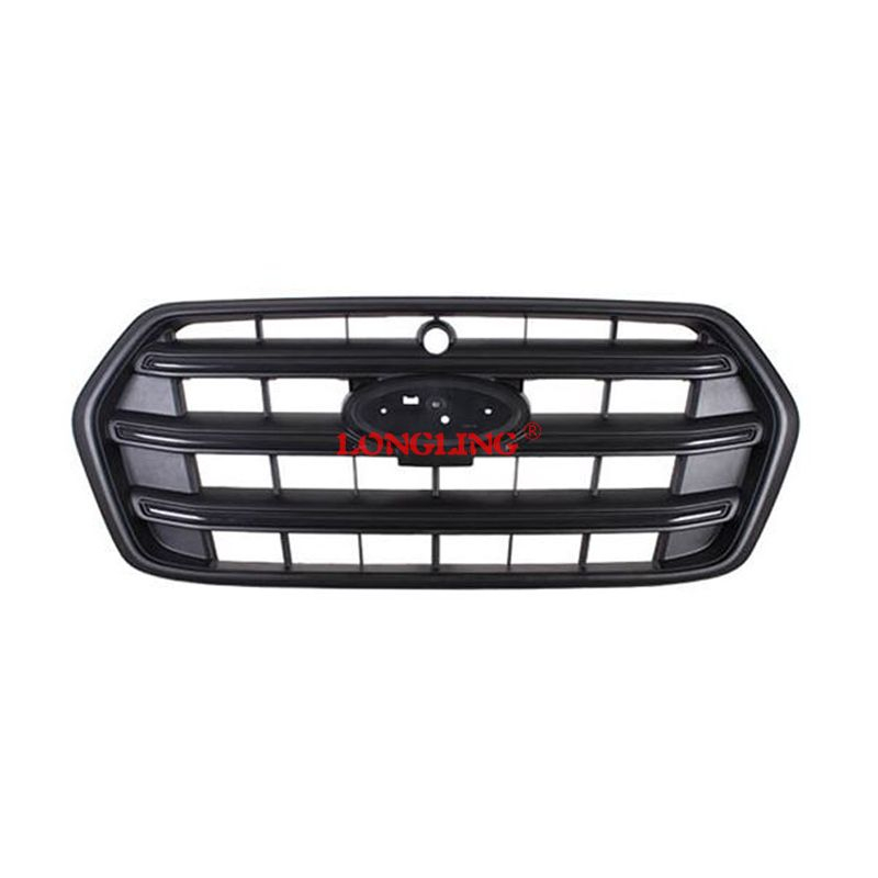 VT-157 GRILLE BLACK WITH HOLE WITH CHROMED (EUROPEAN TYPE) For FORD TRANSIT CUSTOM